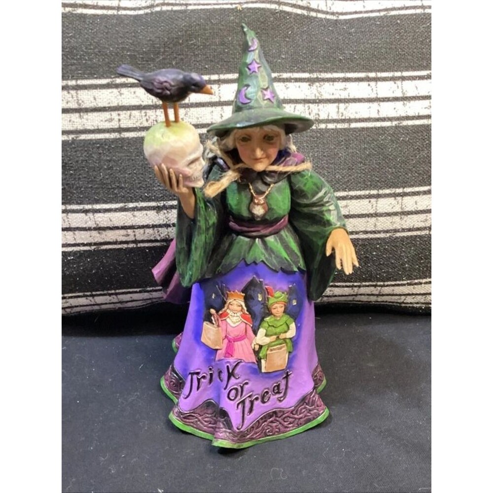 Jim Shore Heartwood Creek "Stay for a Spell" Halloween Witch #4041137 From 2014